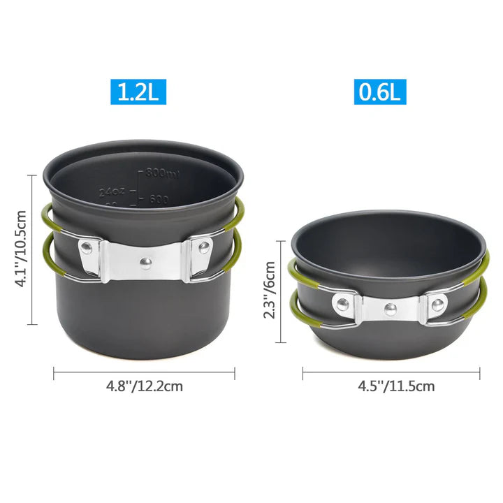 Portable Camping Cookware Set
