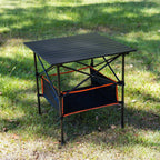 Roll Up Camping Table With A Basket