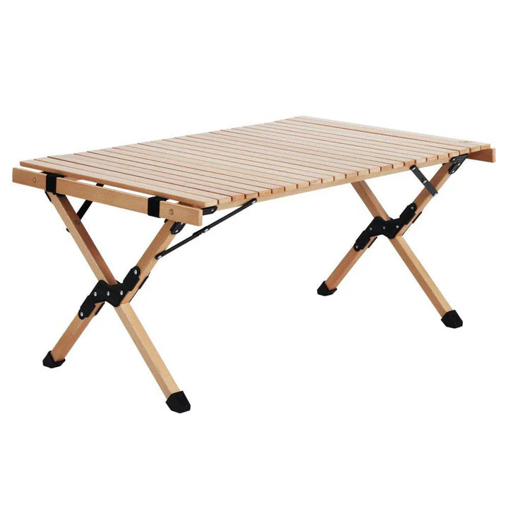 Wooden Roll Top Picnic Camping Table